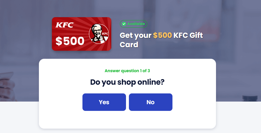KFC Gift Card