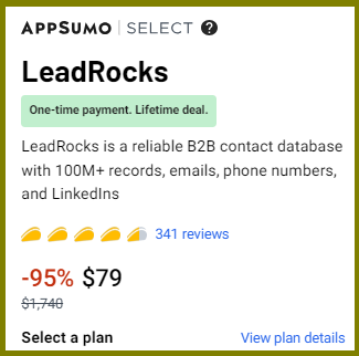 LeadRocks Price Plan