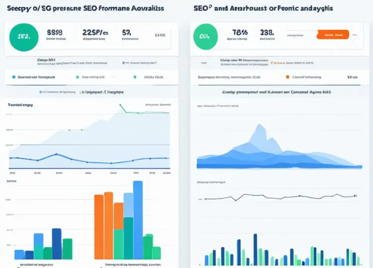 Screpy and SEMrush's SEO performance analysis.