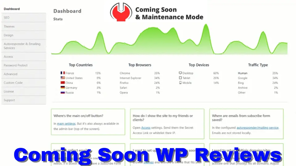 Coming Soon WP Reviews