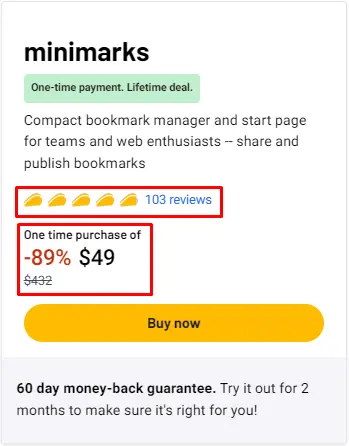 Minimarks AppSumo Appsumo Deal